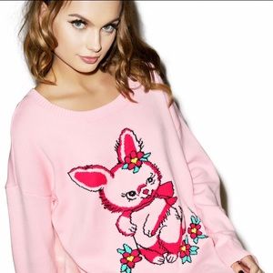 Iron Fist Bunny Bunch Sweater in Pink 🐰